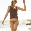 Carve Designs Swim Bottoms^Sanitas Skimpy Reversible Bottom: Garden/Nirvana