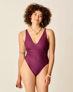 Carve Designs One Pieces^Serenity Compression One Piece: Disco