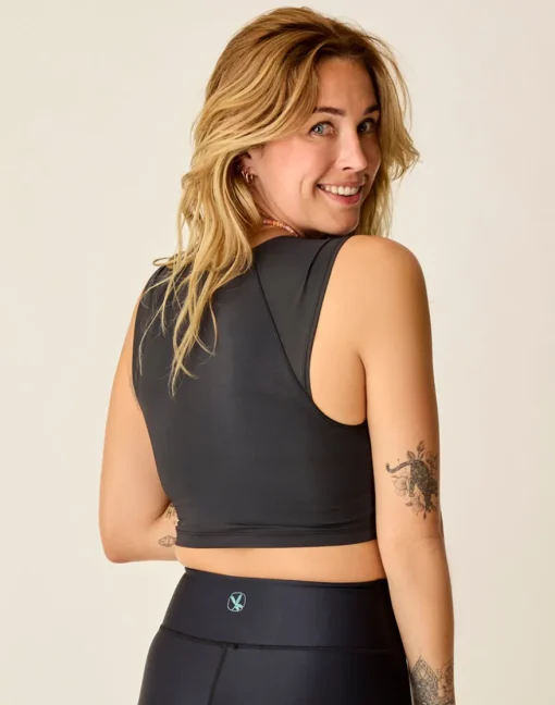 Carve Designs Bikini Tops^Shoreline Top: Black w. Rum