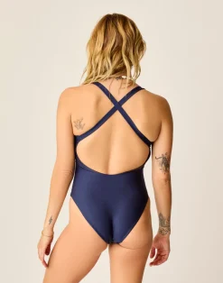 Carve Designs One Pieces^Sonny Compression One Piece: Navy