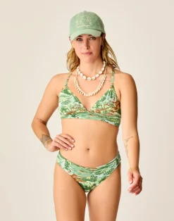 Carve Designs Swim Bottoms^St. Barth Reversible Bottom: Hula/Haze