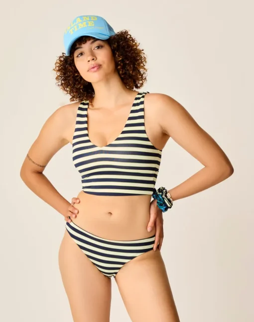 Carve Designs Swim Bottoms^St. Barth Reversible Bottom: Marina/Navy
