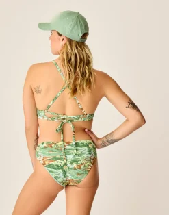 Carve Designs Swim Bottoms^St. Barth Reversible Bottom: Hula/Haze