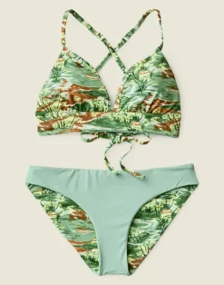 Carve Designs Swim Bottoms^St. Barth Reversible Bottom: Hula/Haze