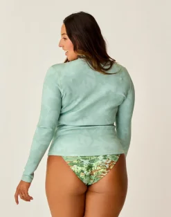 Carve Designs Rashguards & Sun Protection^Stella Zip-Up Jacket: Tonal Tide