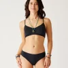 Carve Designs Swim Bottoms^Stinson Bottom: Black