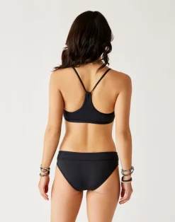 Carve Designs Swim Bottoms^Stinson Bottom: Black