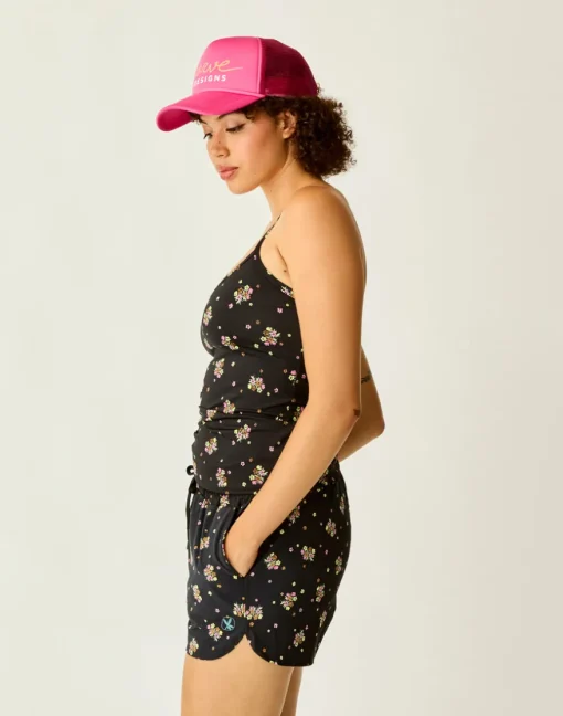 Carve Designs Tankinis^Stinson Tankini: Black Floret