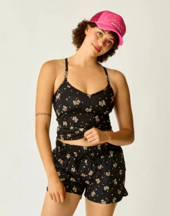 Carve Designs Tankinis^Stinson Tankini: Black Floret