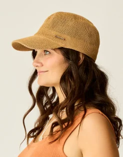 Carve Designs Accessories^Straw Baseball Cap: Natural