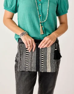 Carve Designs Accessories^Treasure Clutch: Black Multi