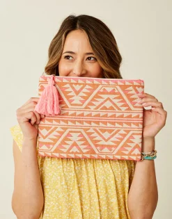 Carve Designs Accessories^Treasure Clutch: Natural Combo