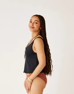 Carve Designs Tankinis^Vida Notchneck Tankini: Black