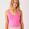 Carve Designs Tankinis^Vida Notchneck Tankini: Hot Pink