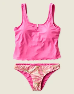 Carve Designs Tankinis^Vida Notchneck Tankini: Hot Pink