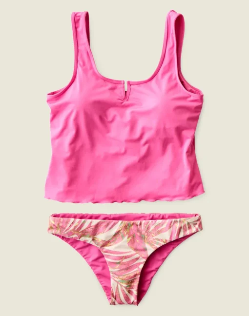 Carve Designs Tankinis^Vida Notchneck Tankini: Hot Pink