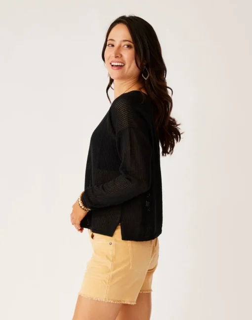 Carve Designs Sweaters & Jackets^Zella Mesh Pullover: Black
