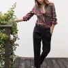 Carve Designs Pants^Zoe Twill Pant: Black