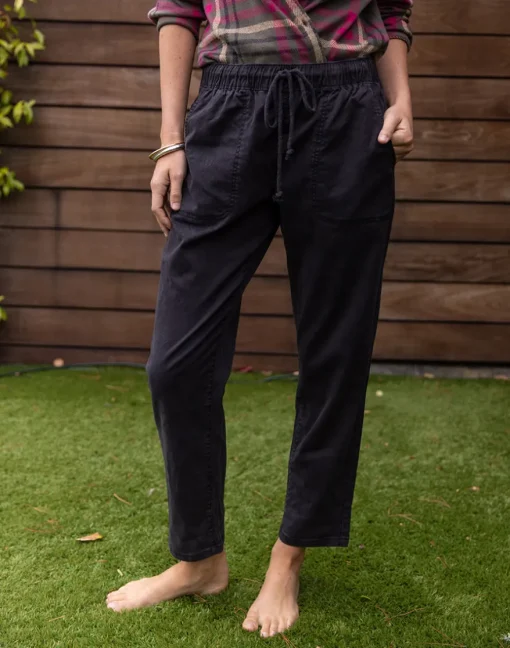 Carve Designs Pants^Zoe Twill Pant: Black