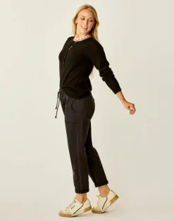Carve Designs Pants^Zoe Twill Pant: Black