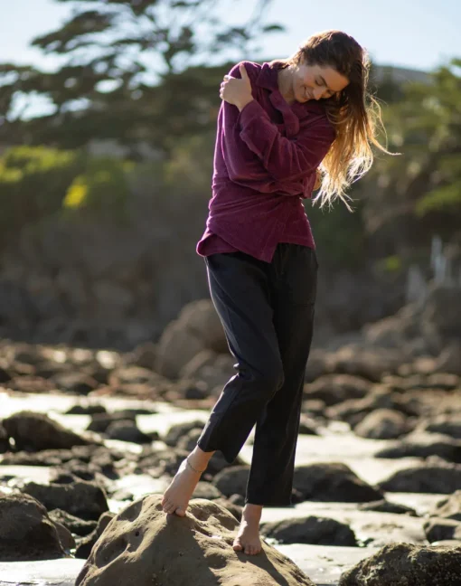 Carve Designs Pants^Zoe Twill Pant: Black