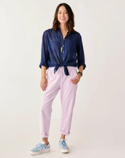 Carve Designs Pants^Zoe Twill Pant: Dawn