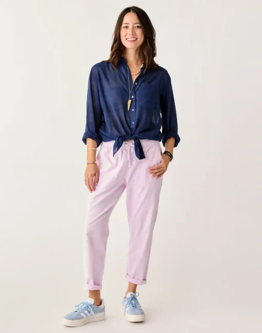 Carve Designs Pants^Zoe Twill Pant: Dawn